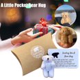 thumbnail image 4 of Hecho a mano Oso Pequeño Animal Bolsillo Peluche Regalos Tarjetas Exquisito Pequeño y Lindo, 4 of 7