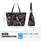 thumbnail image 4 of Fotbe Wine Seamless Bolsa de Viaje para Playa - Resistente al Agua, Bolsa Tote de Gran Capacidad y Ligera con 7 Bolsillos para Mujeres y Hombres, 4 of 7