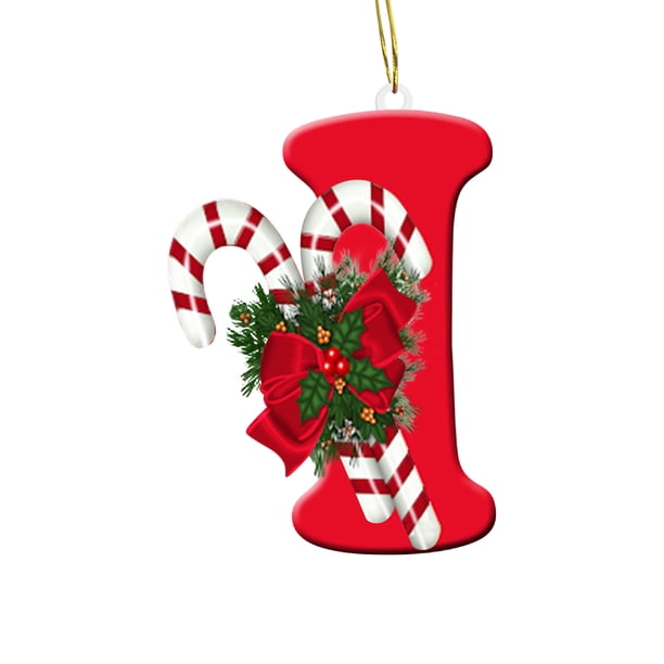 26 Letters Christmas Tree Decoration Pendant,Christmas Tree Ornaments Personalized DIY Christmas Ornaments Christmas Decoration Xmas Tree Hanging Decor