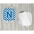 thumbnail image 4 of Letter N Chevron Blue and White Compact Mirror CJ1056-NSCM, 4 of 4