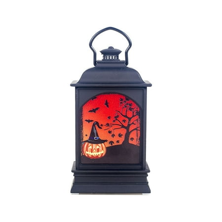 

GETHOME Halloween Decoration Wind Lamp Atmosphere Hanging Led Prop Painted Night Light