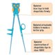 thumbnail image 2 of 4 Pcs Kid Chopsticks,learning Chopsticks Helper For Kids,training, 2 of 4