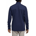 thumbnail image 2 of adidas Men's Long Sleeve Quarter Zip Pullover (Blue, Large), 2 of 6
