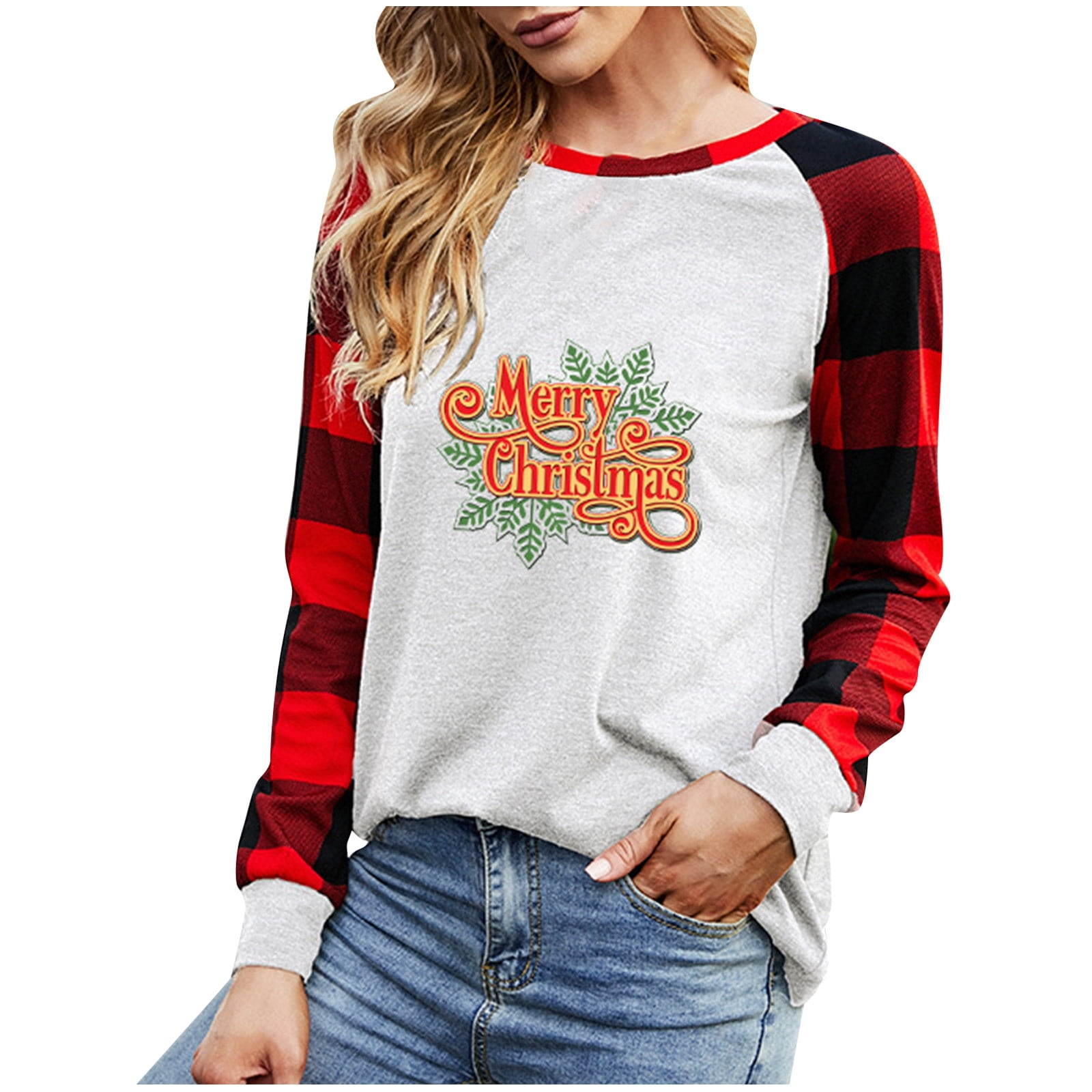 Summer Tops For Women Christmas Shirts 