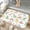 Colorful Cartoon Dinosaurs, variant on 1pc Bee Pattern on Honeycomb Absorbent Non-Slip Bathroom Thickened Flannel Rug Decor,Soft,Quick Drying,Suitable For Indoor/outdoor Use,Bathrooms,Bedrooms,Kitchens,Terrace,Laundry Rooms,16"x24"