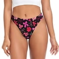 thumbnail image 1 of Fotbe Various pink and red Bow knots Tanga Sin Costuras para Mujer con Estampado – Panties Invisibles, Transpirables y Cómodos para Uso Diario-XX-Large, 1 of 6