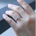 thumbnail image 5 of vylahjewellery Luxury Moissanite Engagement Women Ring Vermeil Yellow Gold Mother's Day Gift Ring Bezel Oval Shape Diamond Wedding Ring, 5 of 9