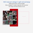 thumbnail image 4 of Probador de multímetro de abrazadera digital medidor de abrazadera digital Pantalla de retroiluminación inteligente profesional Inducción NCV para amperios Ohm voltios ANGGREK Otros, 4 of 8