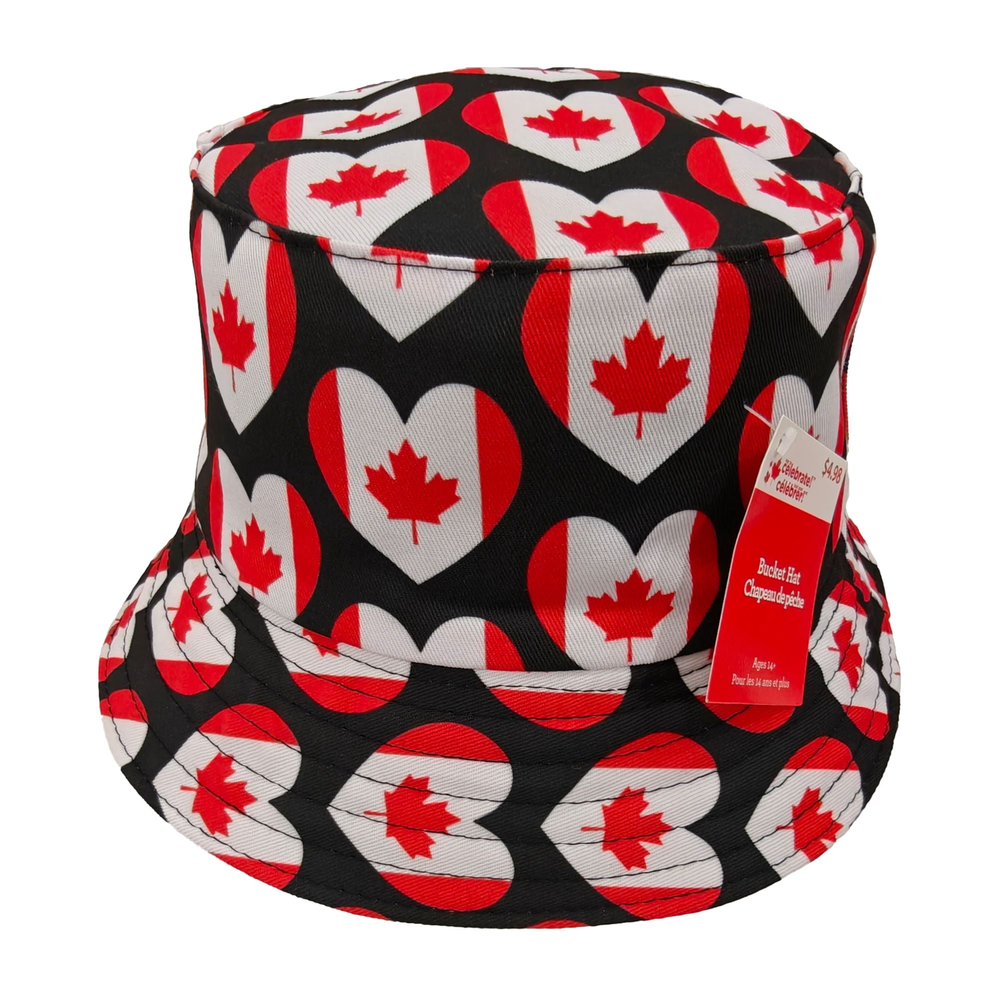 Way to Celebrate Bucket Hat with Canada Flag