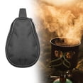 thumbnail image 2 of Tazón portátil para acampar Cola bolsa de almacenamiento contenedor de vajilla negro, 2 of 6