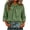 Green, variant on Women's Bow Tie Knot Mock Neck Short Sleeve Elegant Workwear Business Dressy Casual Blouse Shirt Top Black,M