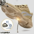 thumbnail image 3 of Leather Work Shoes for Men Steel Toe Safety Shoes Anti-pierce Work Sneakers Anti-slip Construction Shoes, 3 of 8