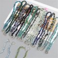 thumbnail image 3 of Collar Gargantilla Yashi de piedra azul natural con grava curativa irregular, 3 of 4