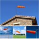 thumbnail image 4 of Manga de viento, manga de viento para aeropuerto, de nailon antidesgarro, para exteriores, color naranja, resistente al agua, con cinturón reflectante para exteriores, aeropuertos, granjas, 4 of 4