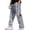 Grey, variant on Mens Snap-Button Sweatpants Loose Fit Track Pants Solid Color Casual Trousers With Button Front Design For Fall Winter And Daily