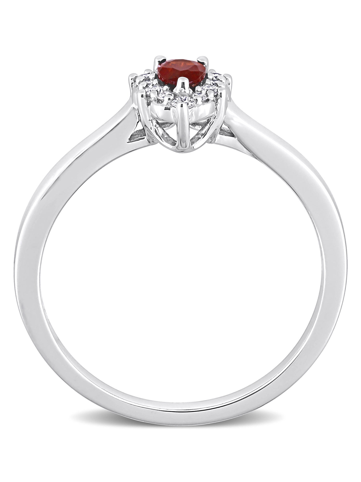 Everly Women's Garnet Sterling Silver Ring