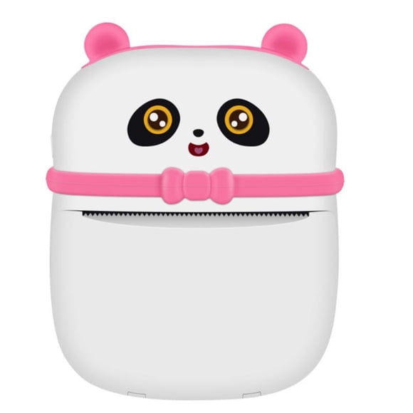 Mini Panda Thermal Printer Bluetooth Mobile Photo Printer Pocket Student Wrong Question Printer ,Multi-Format Printing