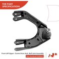 thumbnail image 4 of A-Premium 12Pcs Front Suspension Kit Lower Control Arm and Ball Joint Assembly Sway Bar Link Tie Rod End Compatible with Chrysler Cirrus 95-00 Sebring 01-06 Dodge Stratus Plymouth Breeze, 4 of 9