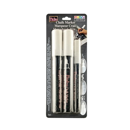 UPC: 0028617483214 | MARVY UCHIDA BISTRO CHALK MARKER 3 PACK WHITE (480 482 483)