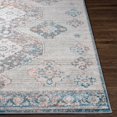 thumbnail image 2 of Hauteloom Becuh Living Room, Bedroom Area Rug - Traditional - Teal, Pale Blue, Rust - 5'3" x 7', 2 of 7