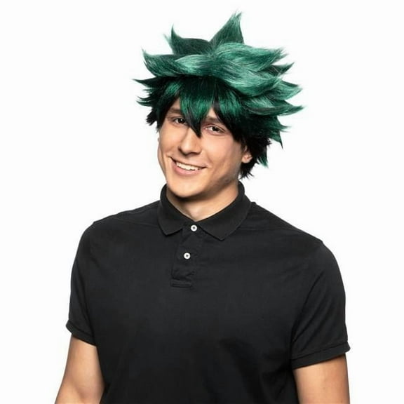 My Hero Academia Character - Izuku Midoriya - Deku Wig, Black & Green
