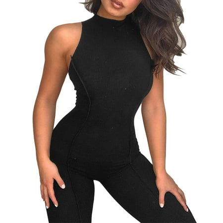 

Jumpsuits For Women Dressy Women s Strip Slim Sleeveless High Waist Lift Tight Jumpsuit Women s Jumpsuits Rompers & Overalls Summer Rompers For Women 2023 Beach