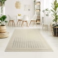 thumbnail image 5 of Modern Braided Small Area Wool Rug – 100% Natural for Living Room & Bedroom, Soft & Durable Rug, Resilient & Luxurious, Beige, 5.25x7.55 ft, 5 of 6