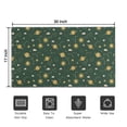 thumbnail image 5 of Green Sun Moon Star Planet Cloud Pattern Door Rugs,Washable Non Slip Door Mats Indoor,Decorative Door Mats,Entry Mat Indoor for Entrance,Bedroom,Kitchen,Bathroom,17"x30", 5 of 6