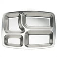 thumbnail image 1 of Aspire Fast Food Tray / Lunch Container With Multiple Compartment, 1 Pc-4 Sections, 1 of 4