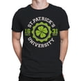 thumbnail image 2 of St. Patricks University Vintage Irish Shamrock Design Men's T-shirt, 2 of 3