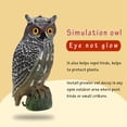 thumbnail image 4 of Solar Powered Owl Hunting Decoy,Garden Decor with Vivid Eyes, 4 of 8