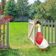 thumbnail image 6 of HHBEAUTY Western Cowboy Porch Goose Outfits for 23"/ 17'' Lawn Cement Goose Statue Clothes Cowboy Hat with Bandana Scarf for Garden Decoration Party Patio Yard Outdoor(Black, Red), 6 of 9
