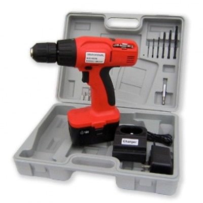 18V 18 Volt Cordless Power Powered Operated Battery Drill Screwdriver Tool  Kit