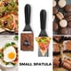 thumbnail image 3 of Espátula pequeña (2 piezas), mini espátula para servir en la cocina, espátula de metal para servir y voltear, ideal para panqueques, brownies, postres, galletas, huevos o sartenes pequeñas., 3 of 6