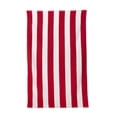 thumbnail image 4 of Freshee Cabana Stripe Beach Towel, Red - Featuring Intellifresh Antimicrobial Technology, 4 of 7
