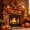 A, variant on Fall Artificial Rattan Garland 78.7 Inch - Faux Maple Leaf Pumpkin Hanging Vine Decor for Mantel, Stair, Doorway, Thanksgiving Halloween Accent
