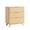 Oak, variant on Ktaxon Solid Wood 3 Drawer Nightstand Fluted Bedside Table End Table, Oak