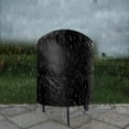 thumbnail image 4 of Housse de Barbecue Extérieur Housse de Gril Protection contre la Pluie Housse de BBQ Ronde Gril BBQ Noir Extérieur Anti-Poussière Imperméable Weber Lourd, 4 of 5