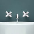 thumbnail image 5 of Danco Cross-Arm Faucet Handle | Sink & Bathtub Handle | White Porcelain/Chrome (46004), 5 of 9