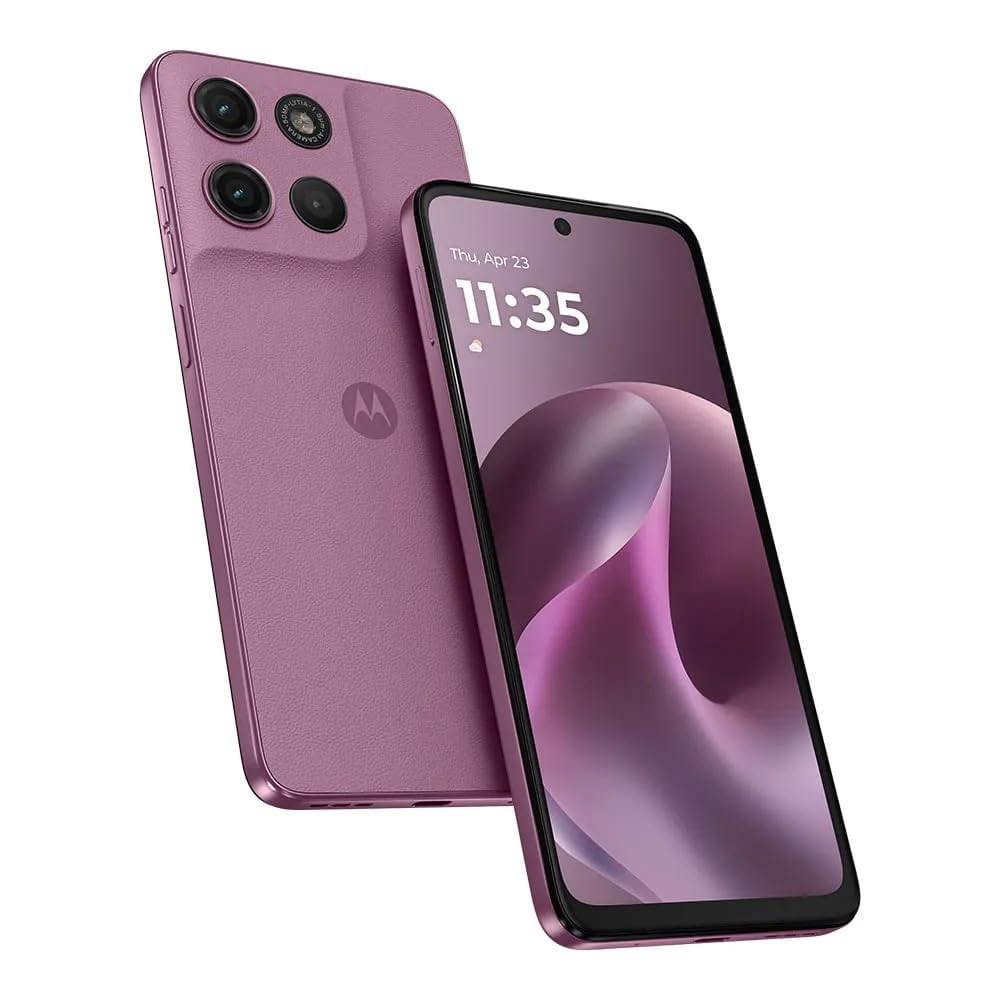 Motorola Moto G17 4G Ai For Tmobile Mint Tello & Global 256GB+4GB 50MP Sony Cam Dual Sim NFC 6.72" XT2535-2 Latin Version Pantone Bordeaux Rose