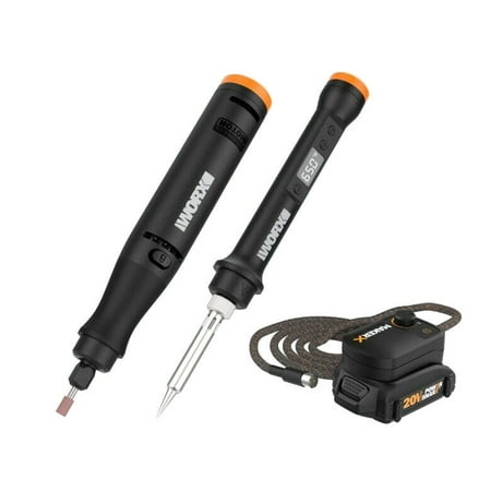 

Worx MAKERX WX988L 2pc Crafting Tool Combo Kit - Rotary Tool + Wood & Metal Crafter