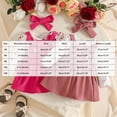 thumbnail image 4 of CAUYDY Infant Girl Clothes Cute Baby Ruffle Long Sleeved Bodsuit 3Pcs Layette Set 0 3 6 9 12 18 Months Newborn Girl Outfits Fall Winter Hot Pink Sizes 9-12 Months, 4 of 8