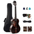 thumbnail image 1 of Ukelele barítono Caramel CB904 de madera de ébano LCD eléctrico, 1 of 6