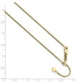 thumbnail image 2 of Leslie's Real 10kt Yellow Gold Adjustable 1mm Wheat Chain; 30 inch; Lobster Clasp; for Adults and Teens; for Women and Men, 2 of 2