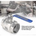 thumbnail image 2 of Ball Valves 2" Dn50 Wog Female Thread Two Way Ball Valve 304 Stainless Steel Ball Valve With Handle, 2 of 4