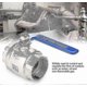 thumbnail image 2 of Ball Valves 2" Dn50 Wog Female Thread Two Way Ball Valve 304 Stainless Steel Ball Valve With Handle, 2 of 4