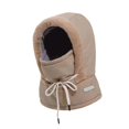thumbnail image 3 of Gorro de invierno cálido con protección para los oídos, mascarilla y calentador de cuello de poliéster. Caqui, 3 of 9