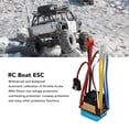 thumbnail image 3 of Bidirectional Brushed ESC with Fan, Efficient Heat Dissipation 3 Modes Water Proof Multiple Protection for RC Boat ESC, 3 of 7