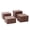 Brown 95, variant on Stone Style 12 Patio Deck Tiles, DIY Module Interlocking Decking Tiles Floor Tile, Easy and Quick Installation Court Tiles for Porch Poolside Balcony Backyard 44pcs DARK GRAY