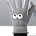 thumbnail image 4 of NAISIBABY Boys Girls Winter Gloves, Plush Fleece 5-Finger Thick Warm Cycling Gloves Handwear for Kids Gray Size L, 4 of 8
